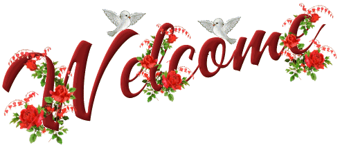 welcome with animated white dov.gif