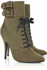 Balmain lace-up canvas ankle boots.webp