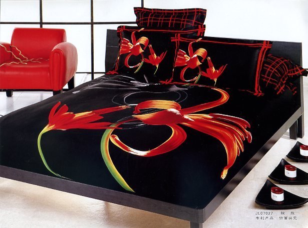 black_red_flower_design_queen_bed_quilt.jpg