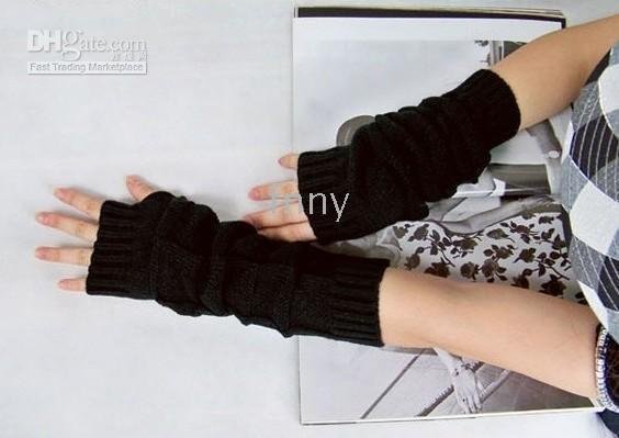 gloves-half-that-sets-Korea-Madam-wool-gloves-winter-gloves-arm-ha-Diagonal-striped-long-sleeved.jpg