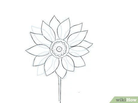 صورة عنوانها Draw a Flower Step 7