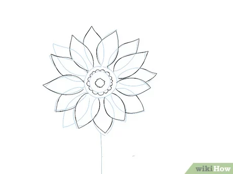 صورة عنوانها Draw a Flower Step 6
