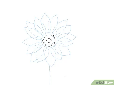 صورة عنوانها Draw a Flower Step 5